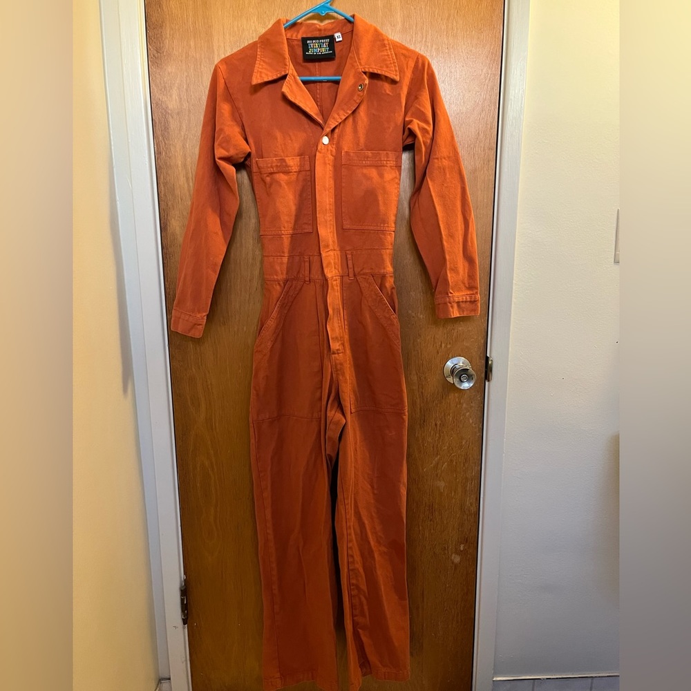 Big Bud Press • Everyday Jumpsuit • Burnt Orange • Sz XS